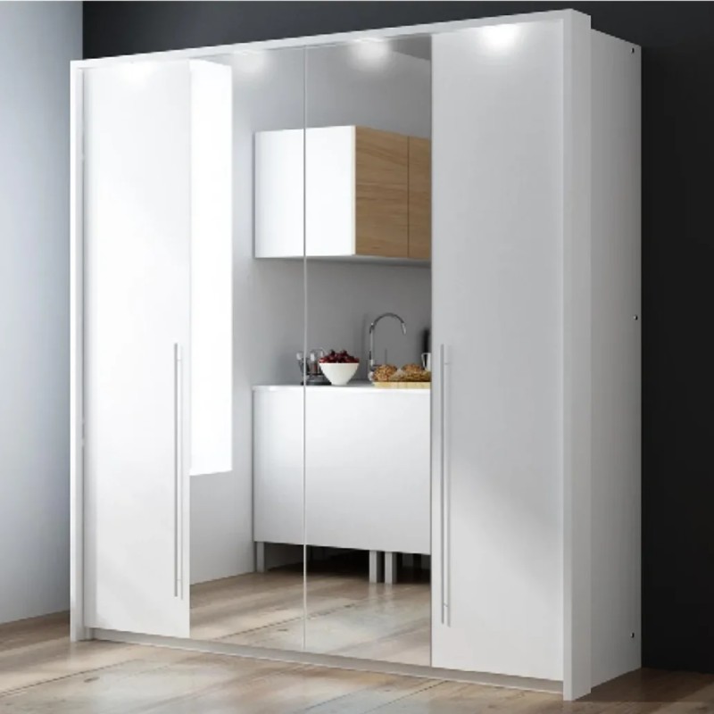 Szafa przesuwna z lustrem BREMCO | BeautySofa24.pl