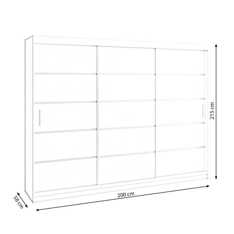 Szafa przesuwna ELEX | BeautySofa24.pl