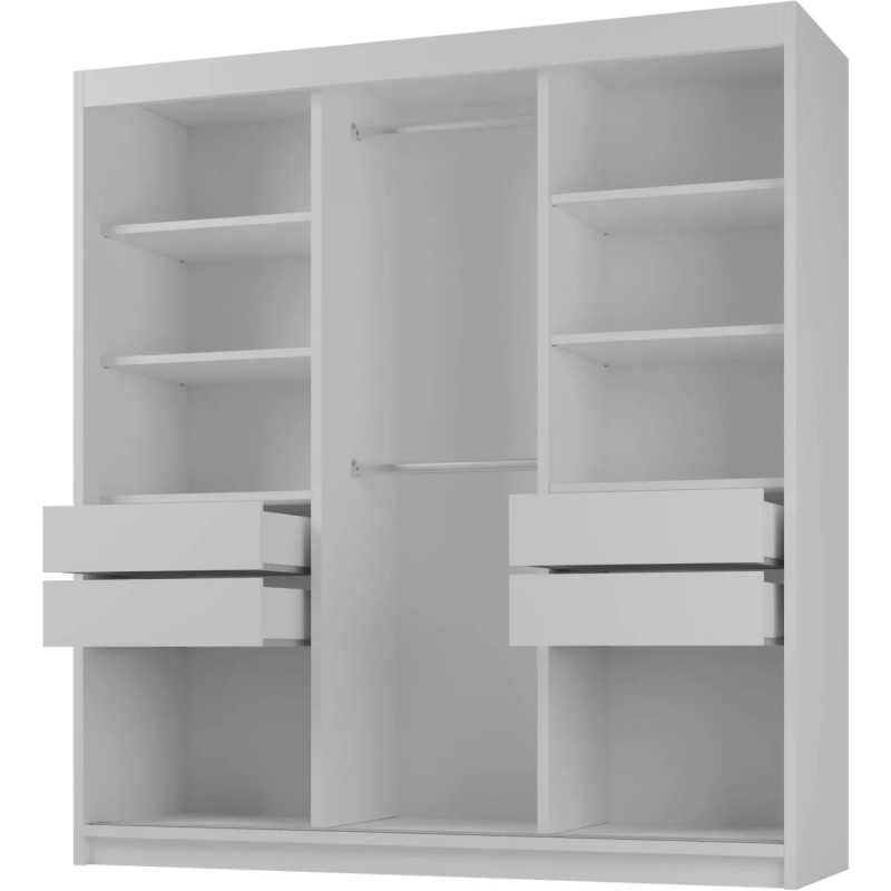 Szafa przesuwna z lustrem MILO | BeautySofa24.pl