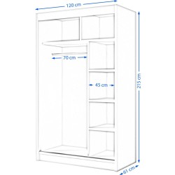 Szafa przesuwna POL III | BeautySofa24.pl