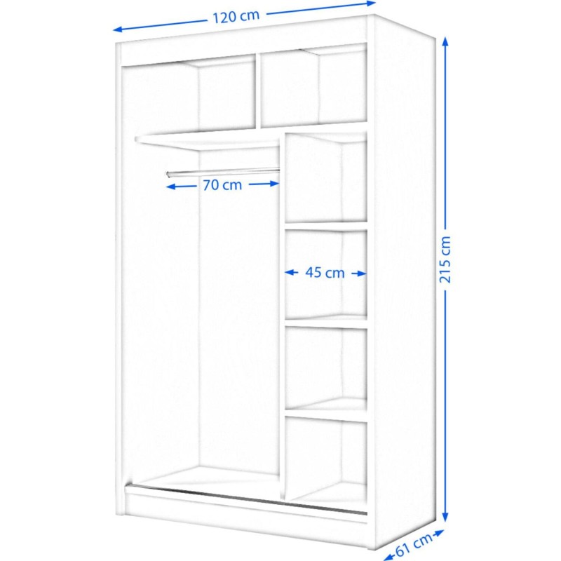 Szafa przesuwna POL III | BeautySofa24.pl