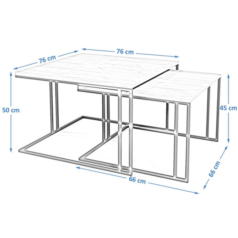 Drewniany Stolik kawowy do salonu FRITZ | BeautySofa24.pl