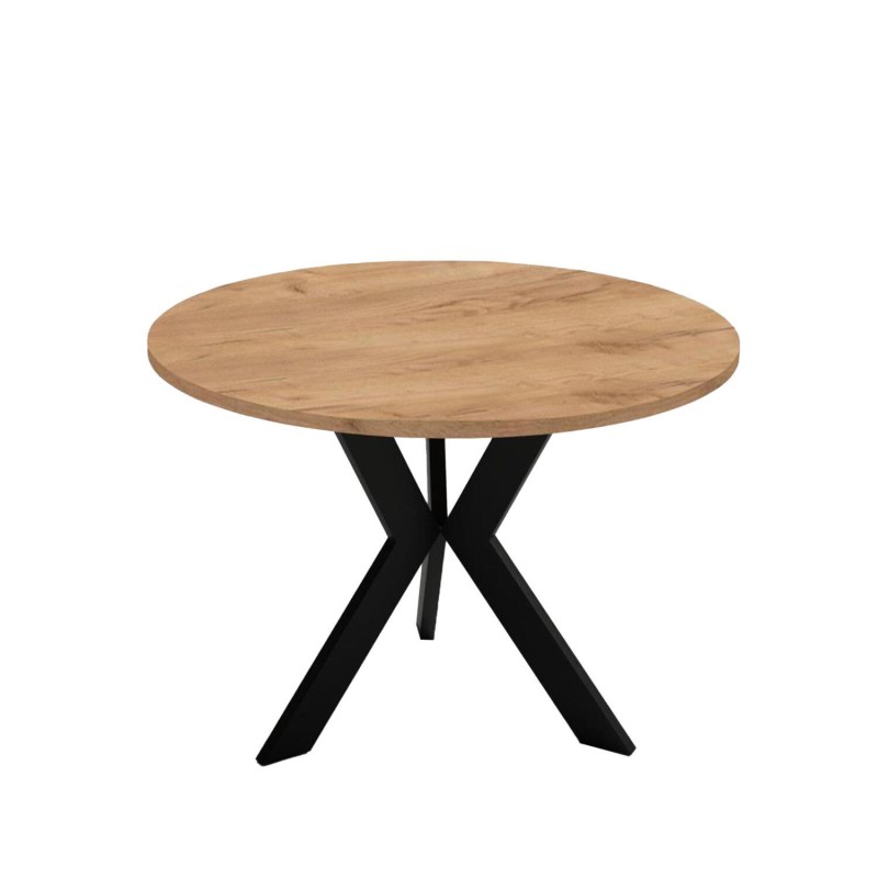 Drewniany Stolik okrągły do salonu DREVICO | BeautySofa24.pl