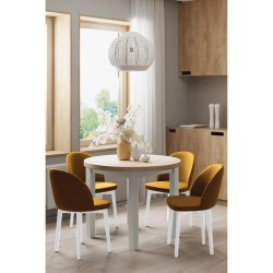 Nowoczesne Krzesło skandynawskie LUXOR | Beautysofa24.pl