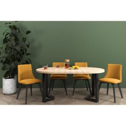 Nowoczesne Krzesło tapicerowane FELIX II | Beautysofa24.pl