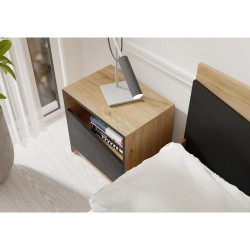 Łóżko drewniane 140x200 ANTON 09 | BeautySofa24.pl