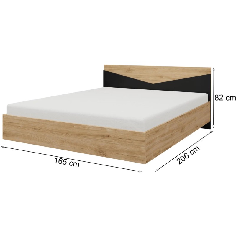 Łóżko drewniane 160x200 ANTON  | BeautySofa24.pl