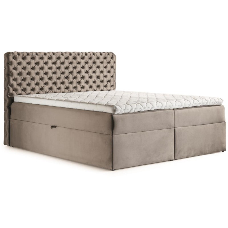 Łóżko kontynentalne ze skrzynią CHESTER | BeautySofa24.pl