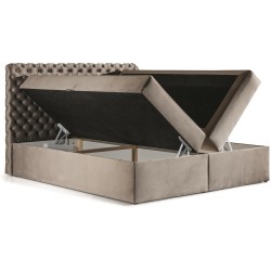 Łóżko kontynentalne ze skrzynią CHESTER | BeautySofa24.pl