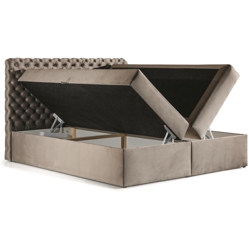 Łóżko kontynentalne ze skrzynią CHESTER | BeautySofa24.pl