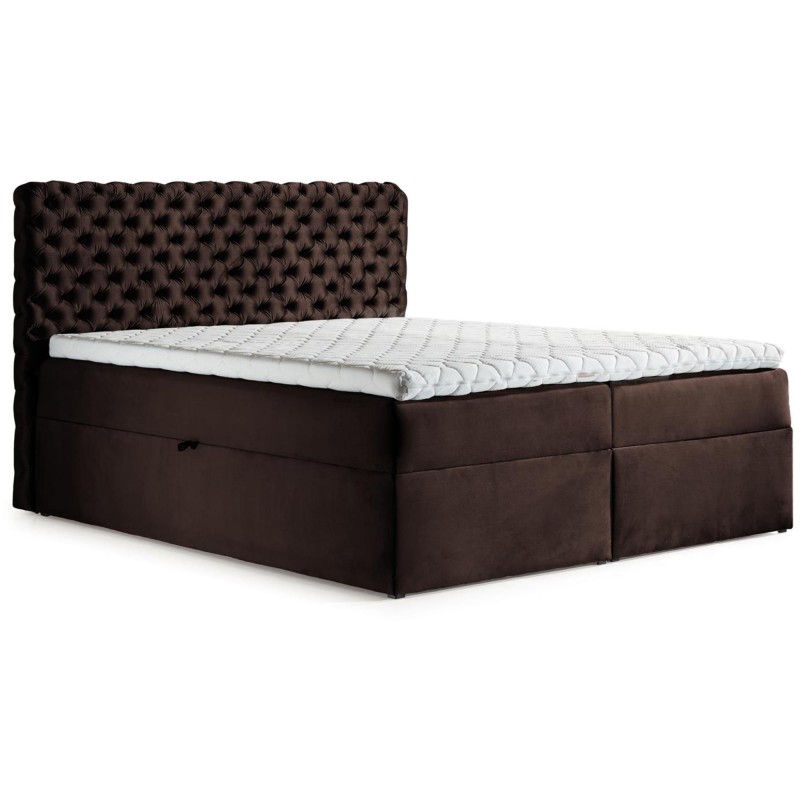 Łóżko kontynentalne ze skrzynią CHESTER | BeautySofa24.pl