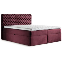 Łóżko kontynentalne ze skrzynią CHESTER | BeautySofa24.pl