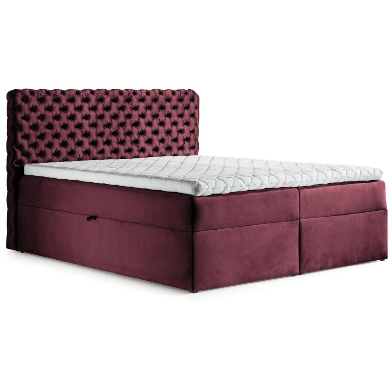 Łóżko kontynentalne ze skrzynią CHESTER | BeautySofa24.pl