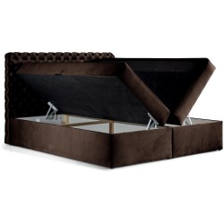 Łóżko kontynentalne ze skrzynią CHESTER | BeautySofa24.pl