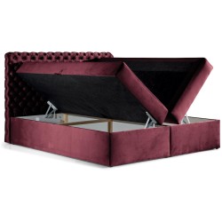 Łóżko kontynentalne ze skrzynią CHESTER | BeautySofa24.pl