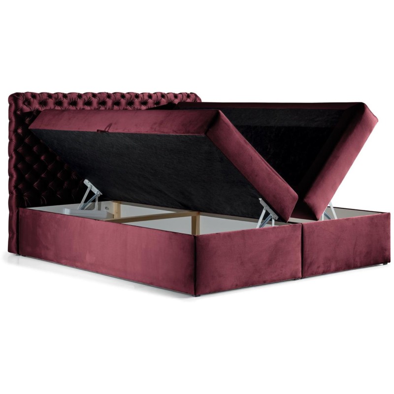 Łóżko kontynentalne ze skrzynią CHESTER | BeautySofa24.pl