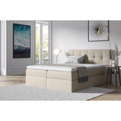 Łóżko kontynentalne ze skrzynią EMPORI | BeautySofa24.pl