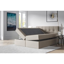 Łóżko kontynentalne ze skrzynią EMPORI | BeautySofa24.pl