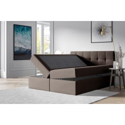 Łóżko kontynentalne ze skrzynią EMPORI | BeautySofa24.pl