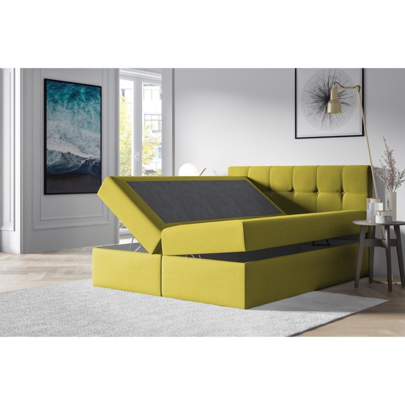 Łóżko kontynentalne ze skrzynią EMPORI | BeautySofa24.pl