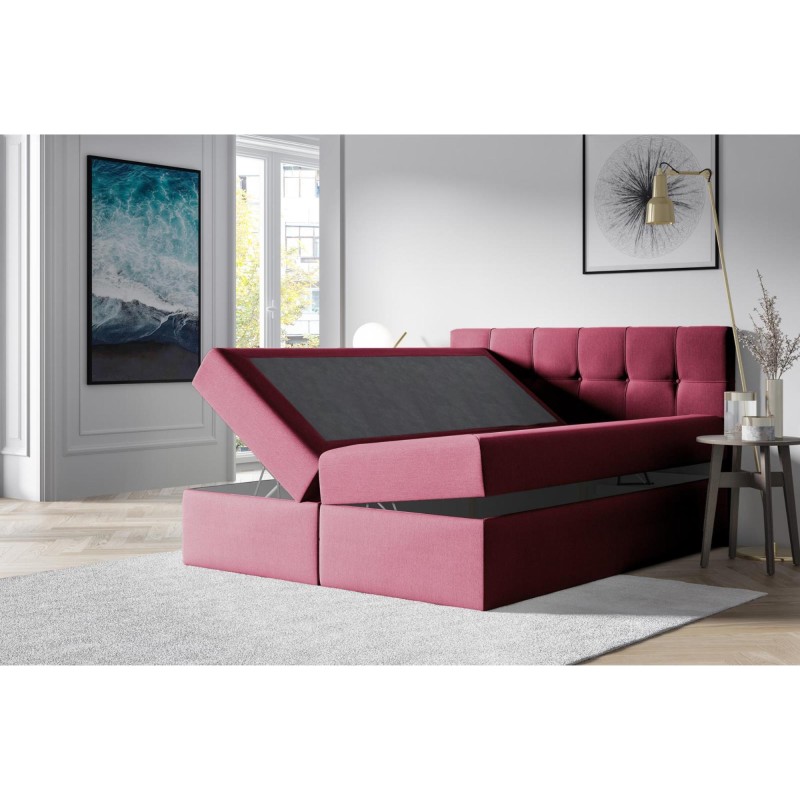 Łóżko kontynentalne ze skrzynią EMPORI | BeautySofa24.pl