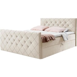 Łóżko kontynentalne MALLORCA pikowane | BeautySofa24.pl