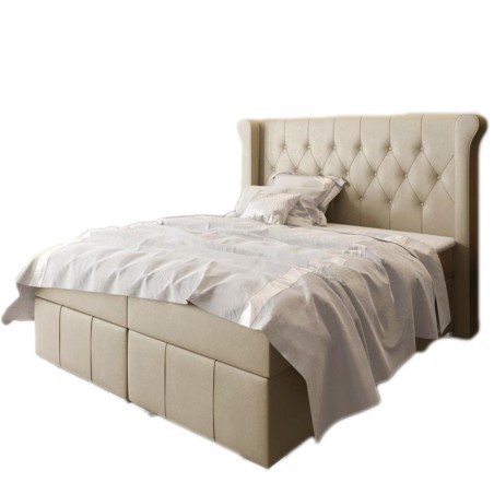 Łóżko kontynentalne pikowane MASSI | BeautySofa24.pl