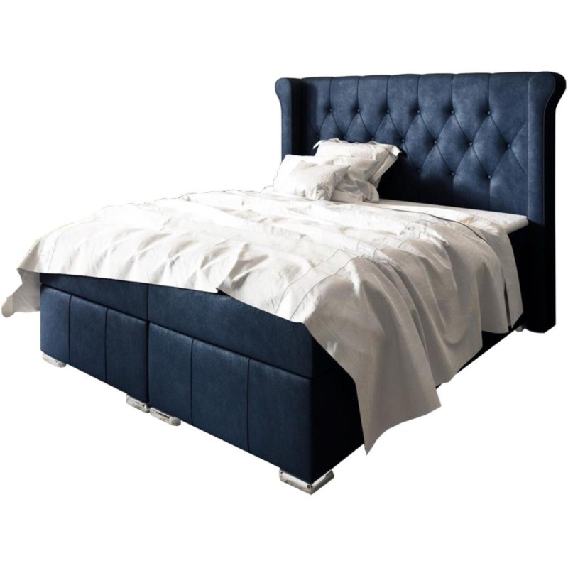 Łóżko kontynentalne pikowane MASSI | BeautySofa24.pl