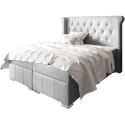 Łóżko kontynentalne pikowane MASSI | BeautySofa24.pl