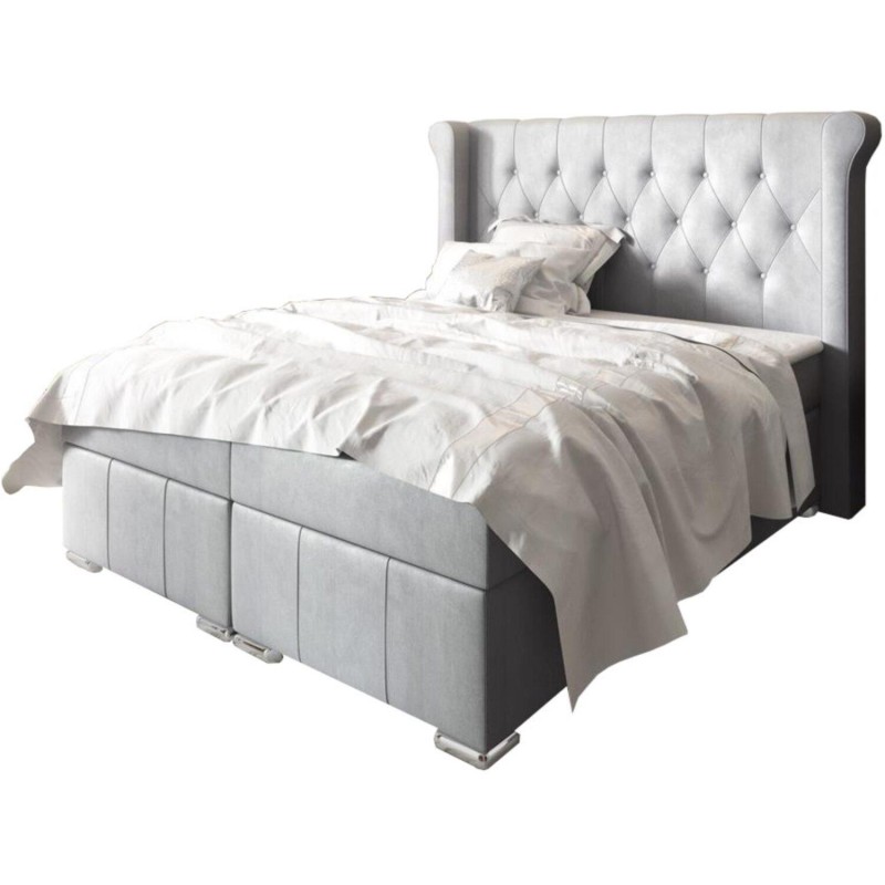 Łóżko kontynentalne pikowane MASSI | BeautySofa24.pl