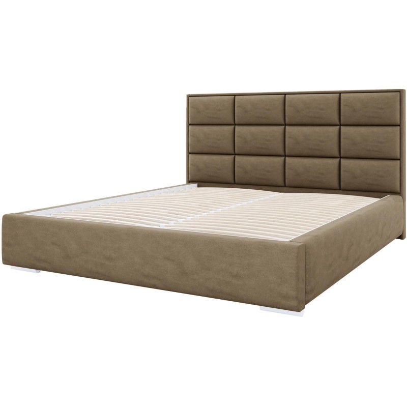 Łóżko tapicerowane z pojemnikiem KEYA