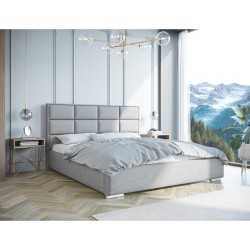 Łóżko tapicerowane z pojemnikiem KEYA