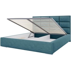 Łóżko tapicerowane do sypialni KEYA