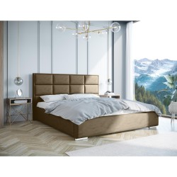 Łóżko tapicerowane z pojemnikiem KEYA