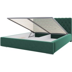 Łóżko tapicerowane do sypialni KLAUS