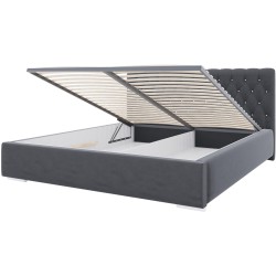 Łóżko tapicerowane do sypialni KLAUS