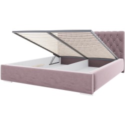 Łóżko tapicerowane do sypialni KLAUS