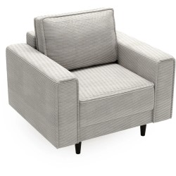 Fotel na nóżkach MONTE biały