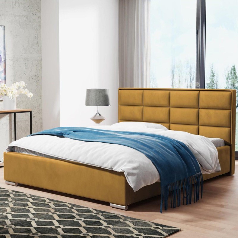 Łóżko tapicerowane z pojemnikiem UNO | BeautySofa24.pl