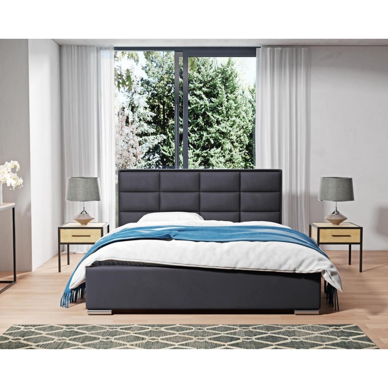 Łóżko tapicerowane z pojemnikiem UNO | BeautySofa24.pl
