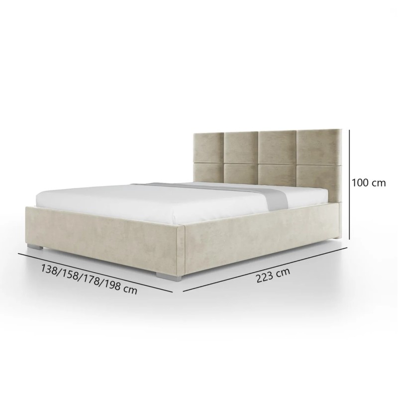 Łóżko tapicerowane AXEL | BeautySofa24.pl