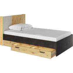 Łóżko drewniane 120x200 QUBIC | BeautySofa24.pl