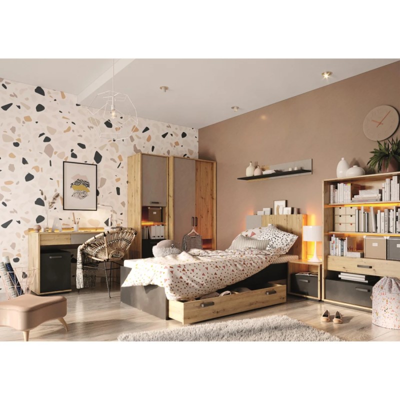 Łóżko drewniane 120x200 QUBIC | BeautySofa24.pl