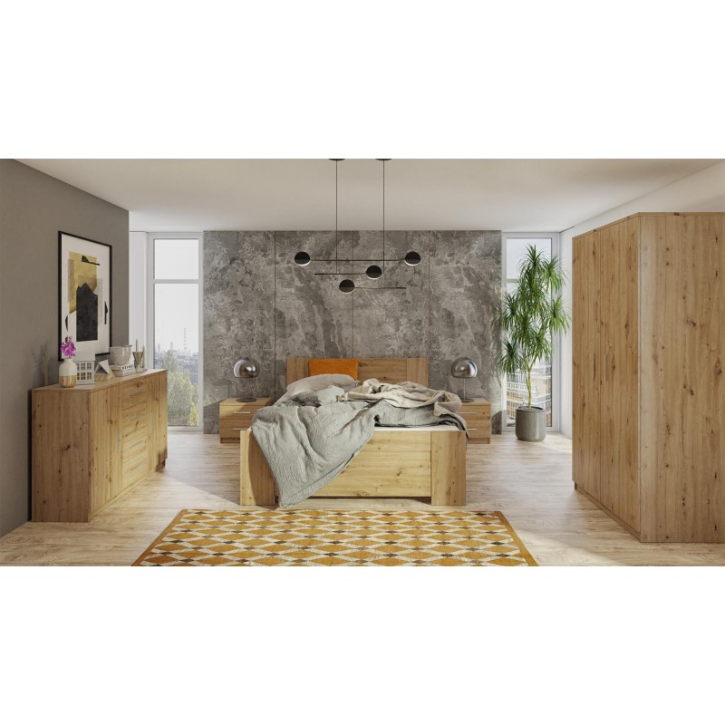 Łóżko drewniane 160x200 BONO | BeautySofa24.pl