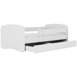 Łóżko dziecięce dla dziewczynki i chłopca z szufladą rozkładaną