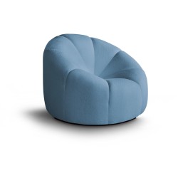 Fotel obrotowy LOFT nowoczesny niebieski