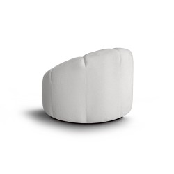 fotel wypoczynkowy Loft biała tył