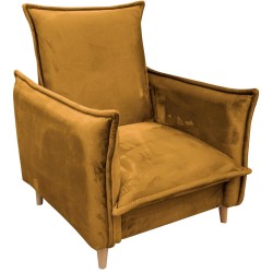 Fotel na nóżkach PILLOW nowoczesny