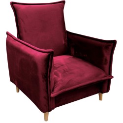 Fotel na nóżkach PILLOW nowoczesny