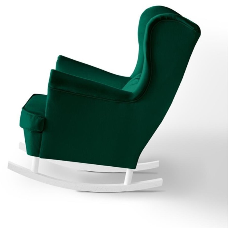 Fotel bujany FABIO zielony